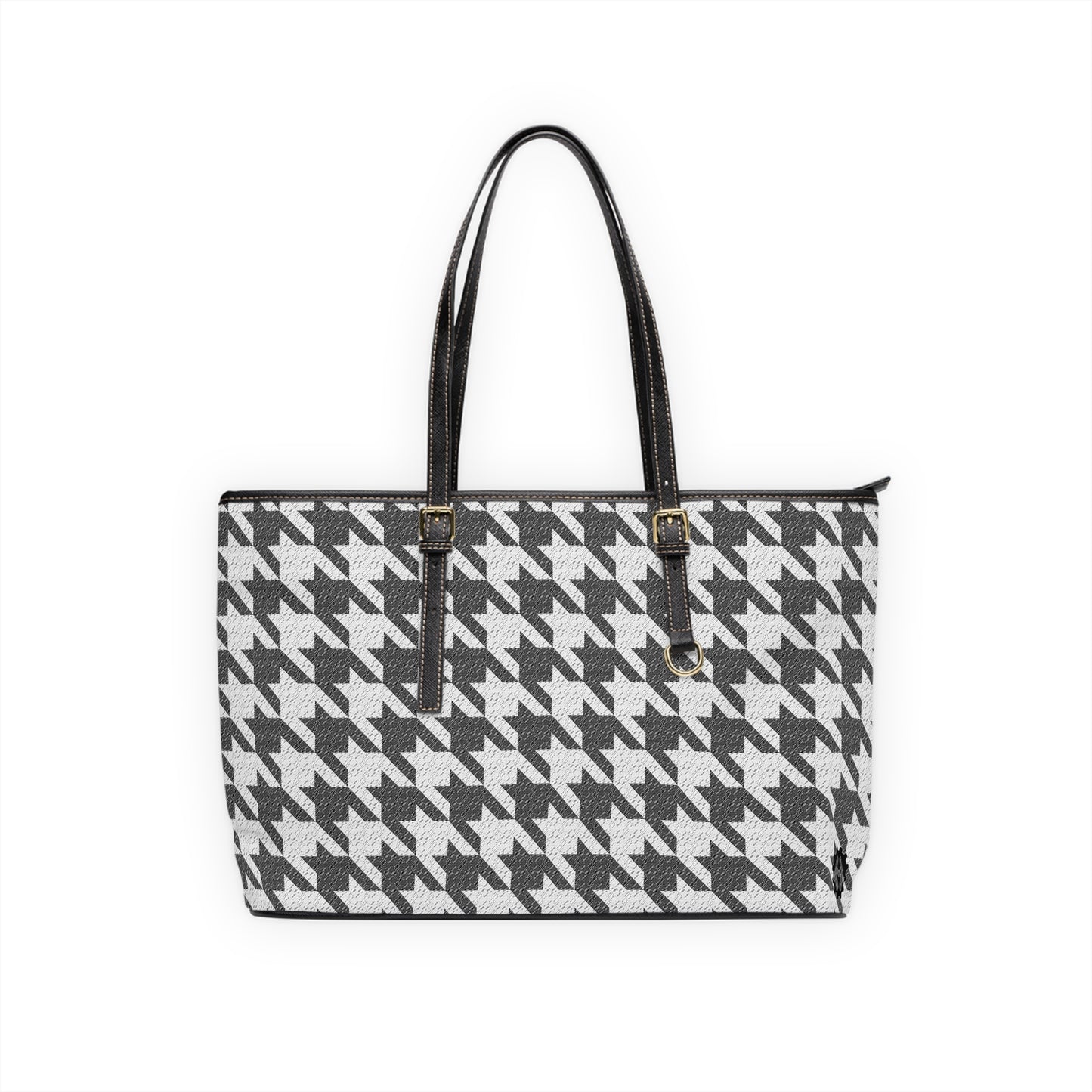 FUCK JOE BIDEN HOUNDSTOOTH PU Leather Shoulder Bag