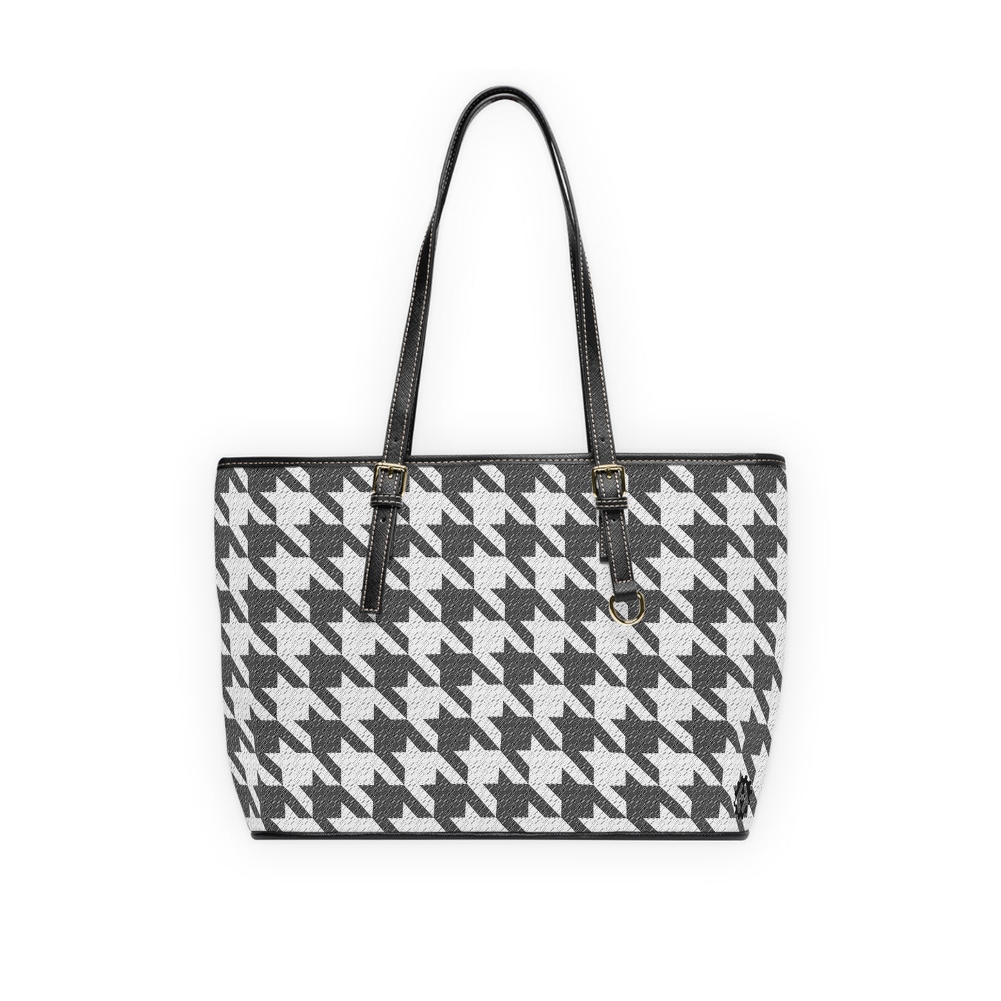 FUCK JOE BIDEN HOUNDSTOOTH PU Leather Shoulder Bag