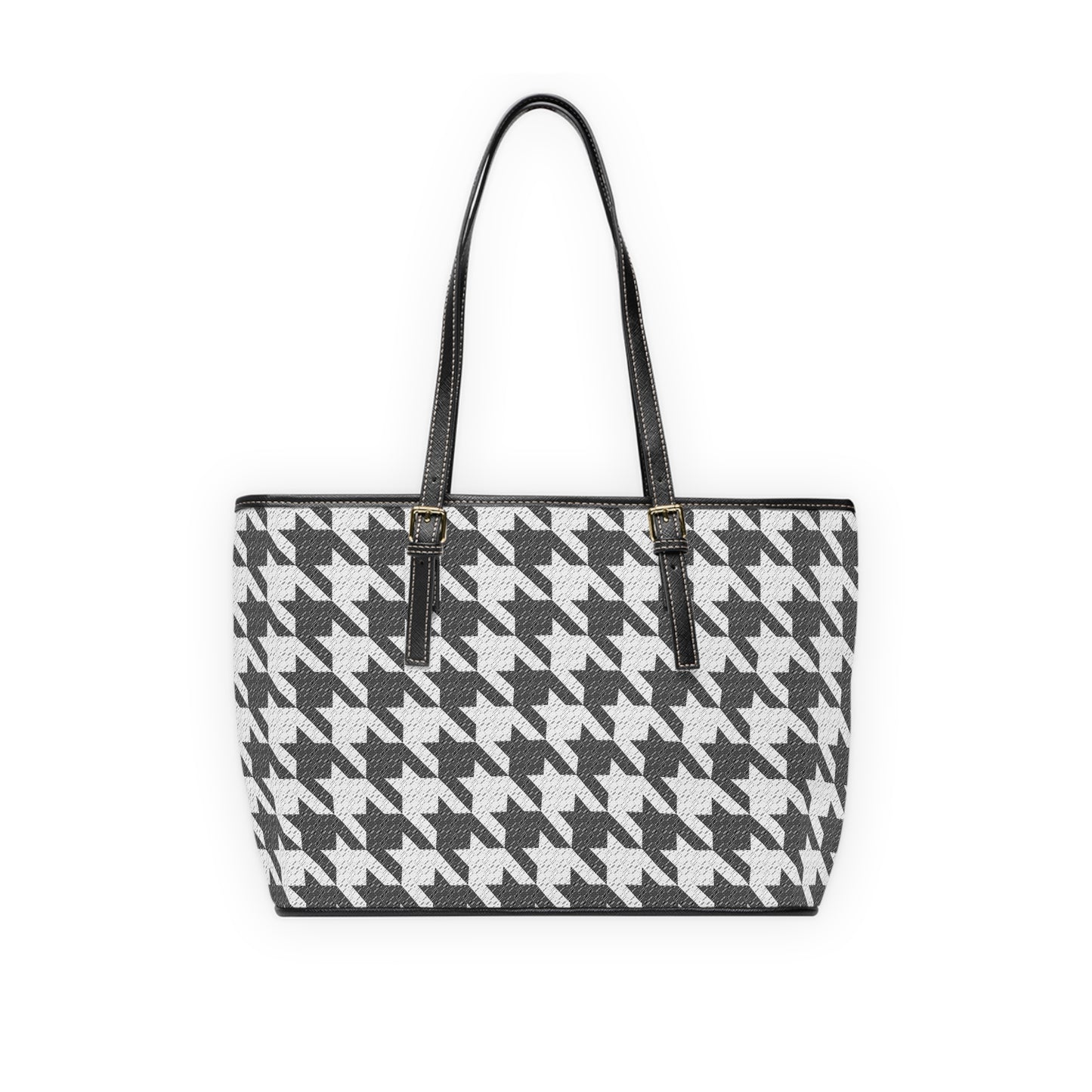 FUCK JOE BIDEN HOUNDSTOOTH PU Leather Shoulder Bag