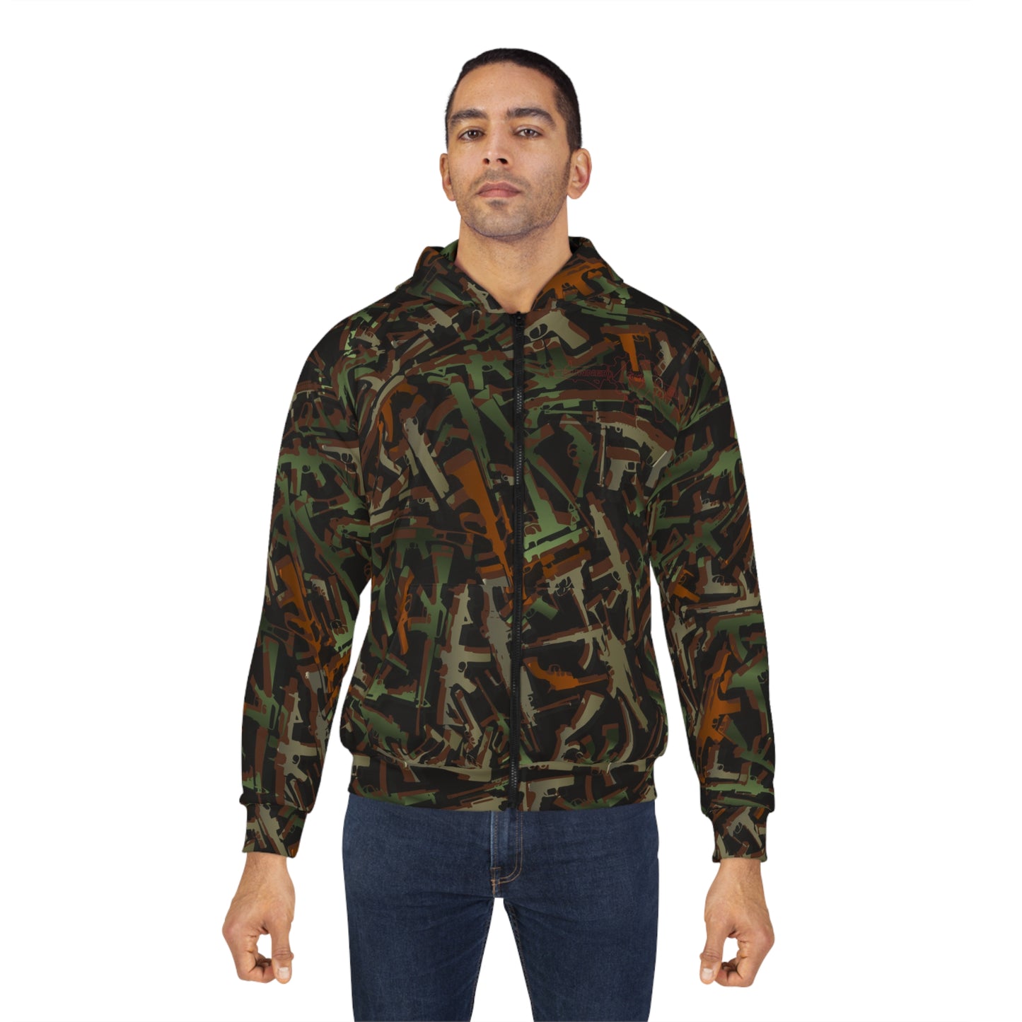 GUGmo Camo Zip Hoodie