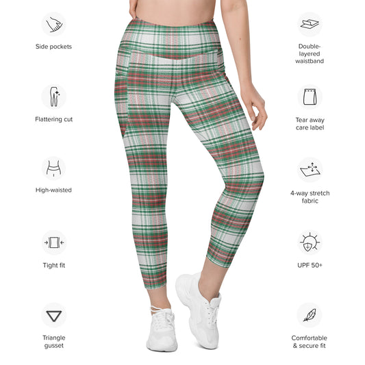 FUCK JOE BIDEN CHRISTMAS Leggings with pockets