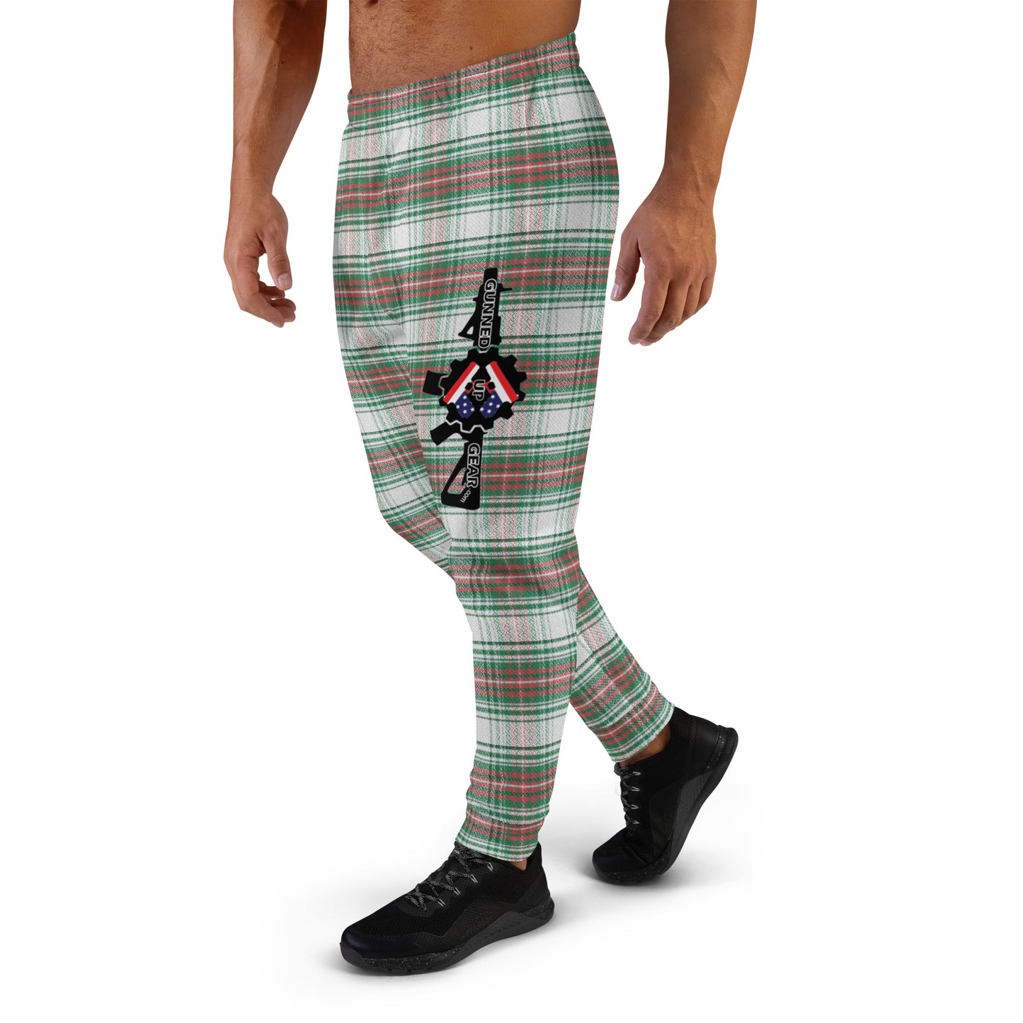 FUCK JOE BIDEN Christmas plaid Men's Joggers