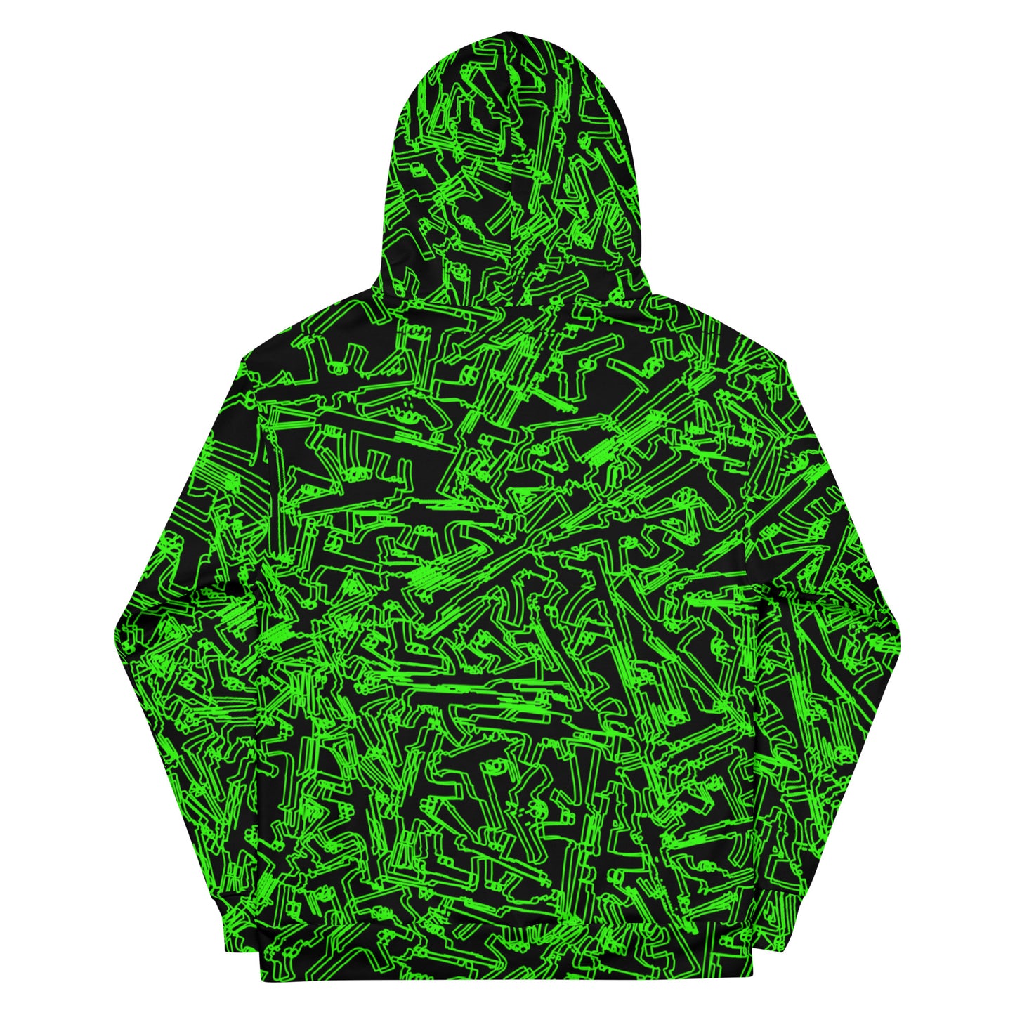 NEON BLUR Green Unisex Hoodie