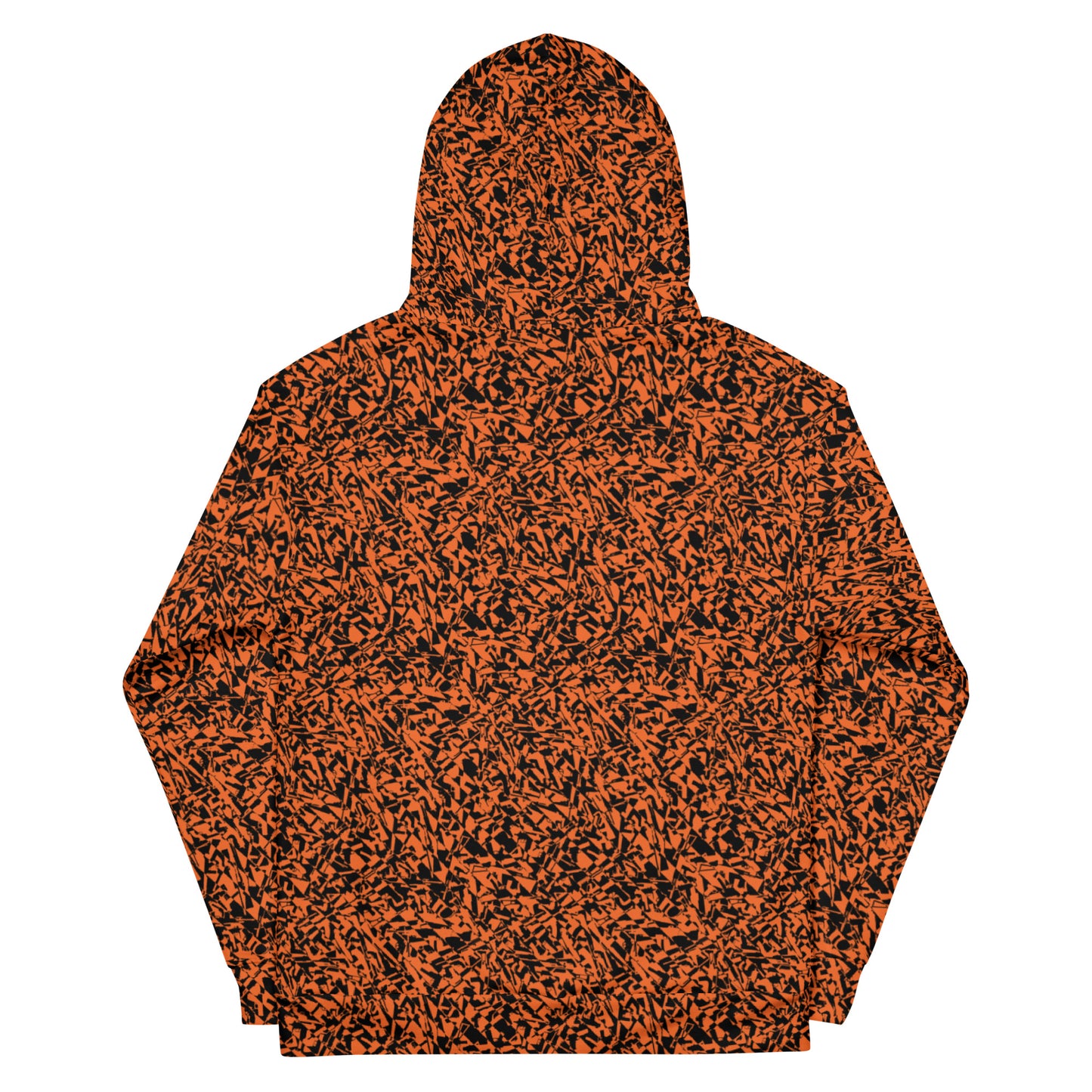 GUGstatic unisex Hoodie (Black and orange)