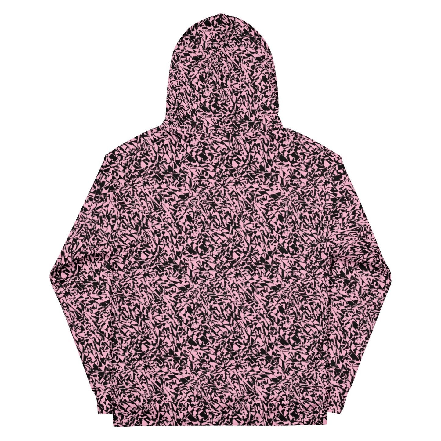 GUGstatic unisex Hoodie (Black and cotton candy pink)