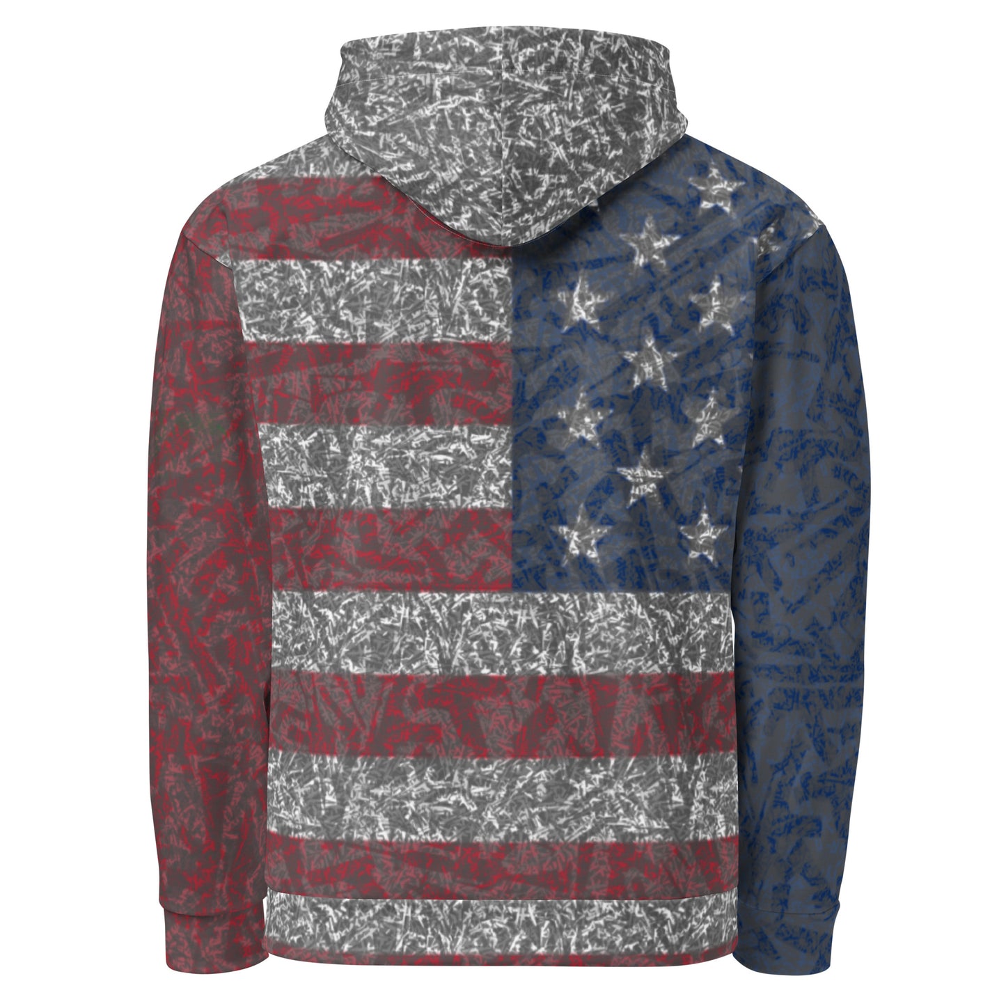 American GUGsmoke Flag Hoodie