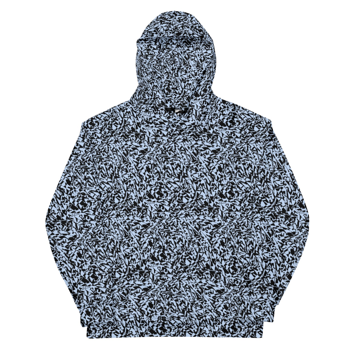 GUGstatic Hoodie (Black and hawkes blue)