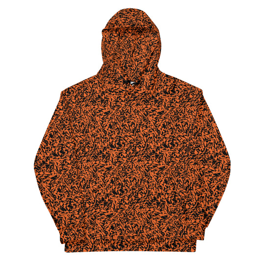 GUGstatic unisex Hoodie (Black and orange)