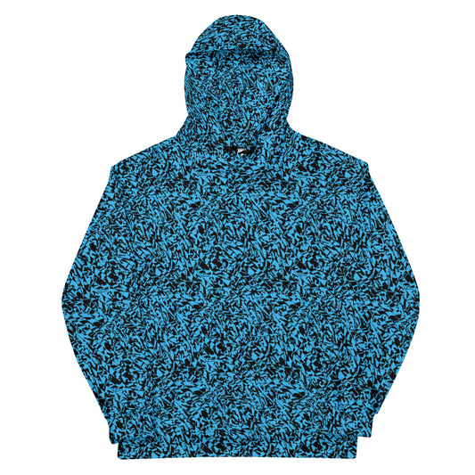 GUGstatic unisex Hoodie (Black and deep sky blue)