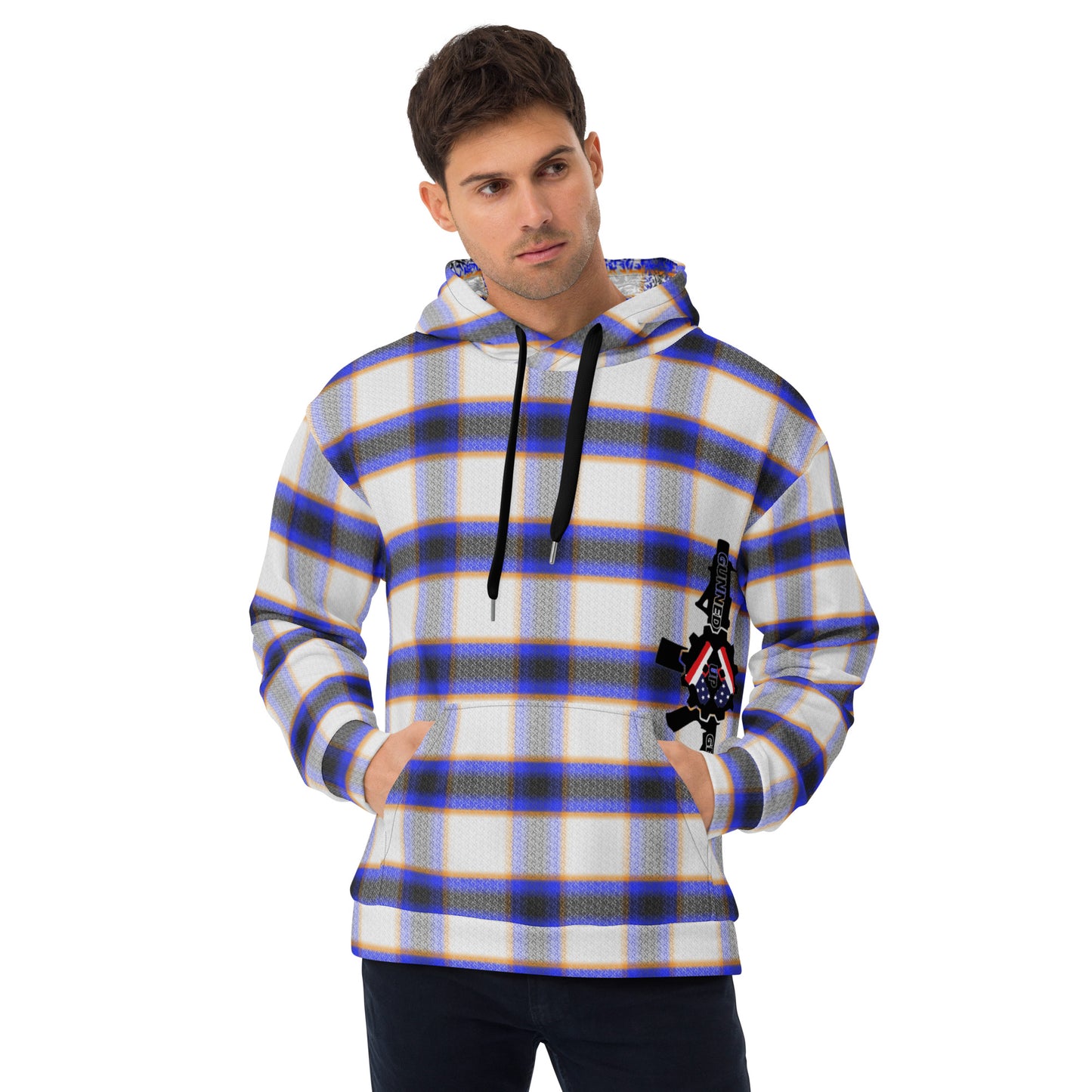 FUCK JOE BIDEN Plaid Unisex Hoodie