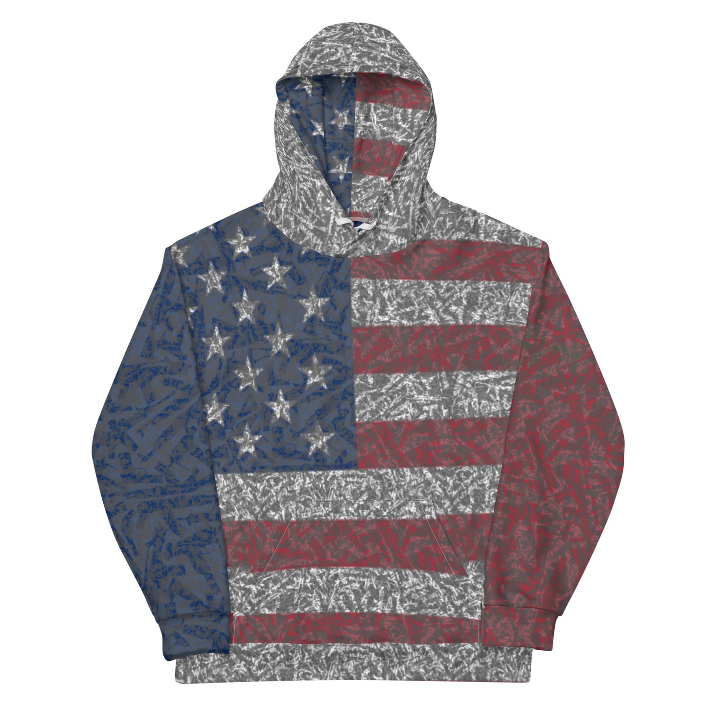 American GUGsmoke Flag Hoodie