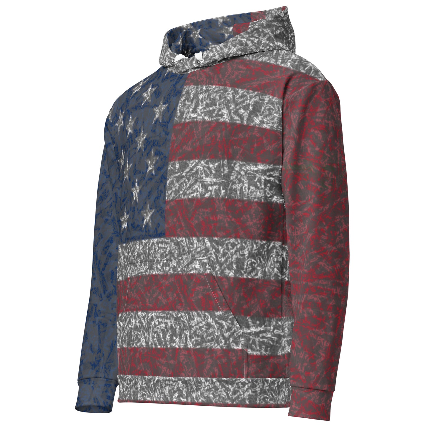 American GUGsmoke Flag Hoodie