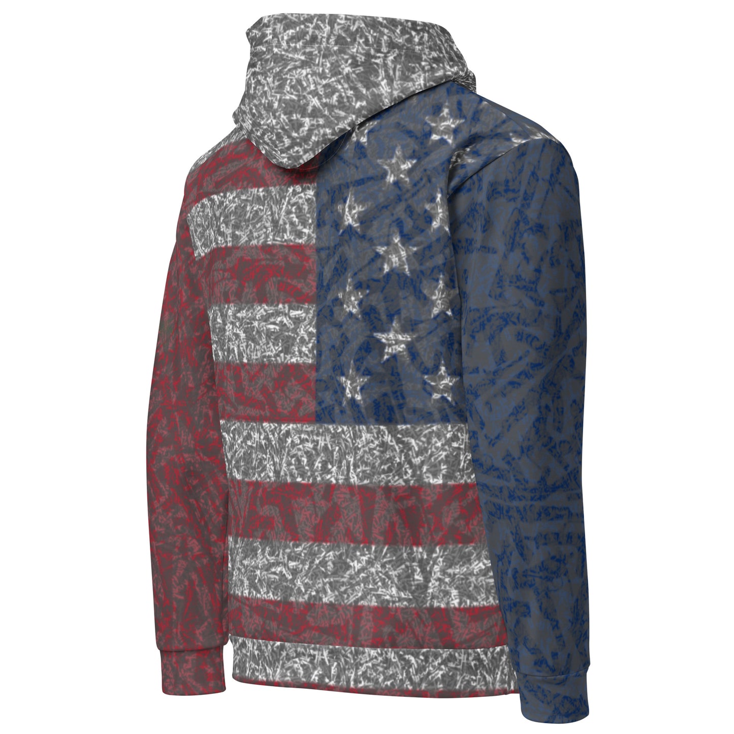 American GUGsmoke Flag Hoodie