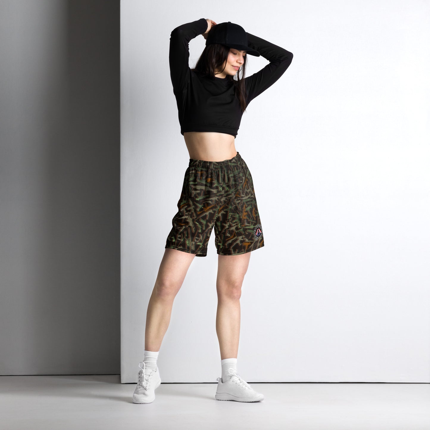 GUGmo camo Unisex mesh shorts