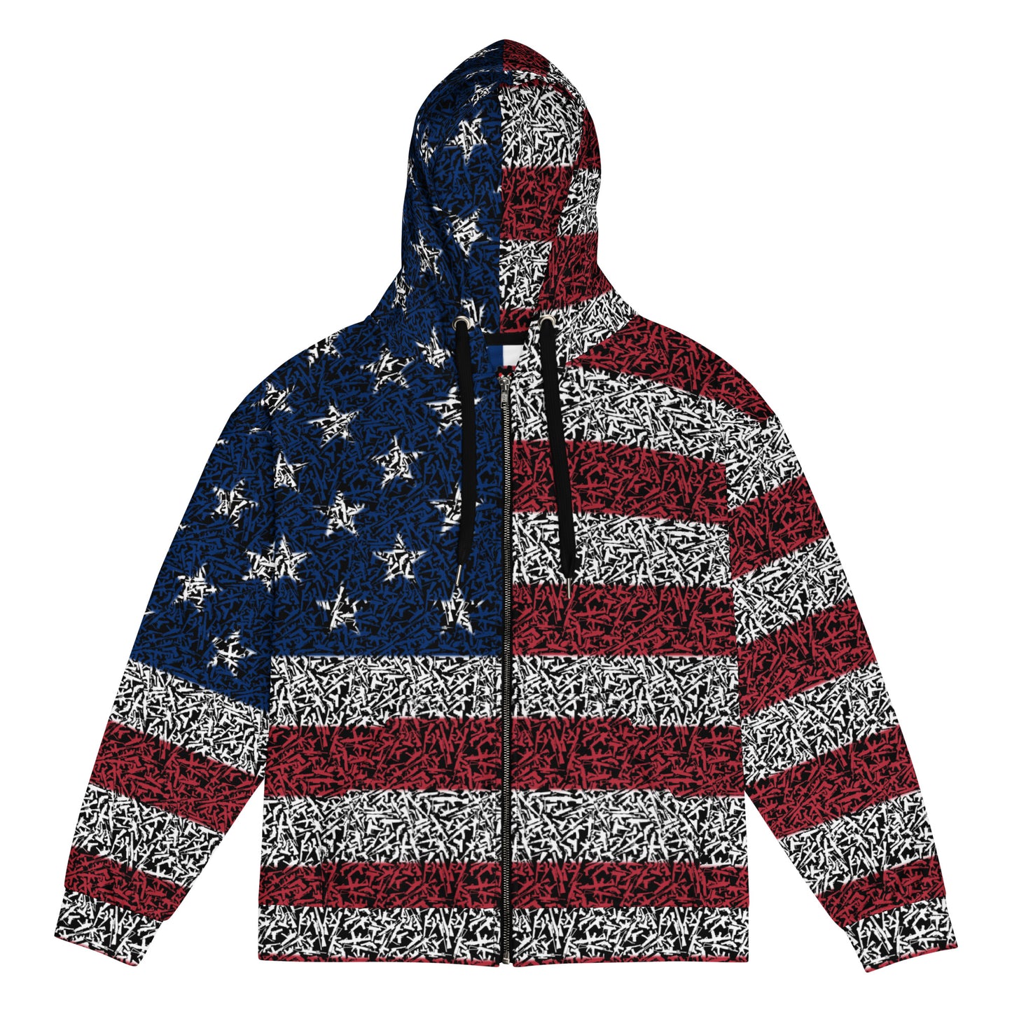 American GUGflag Unisex zip hoodie