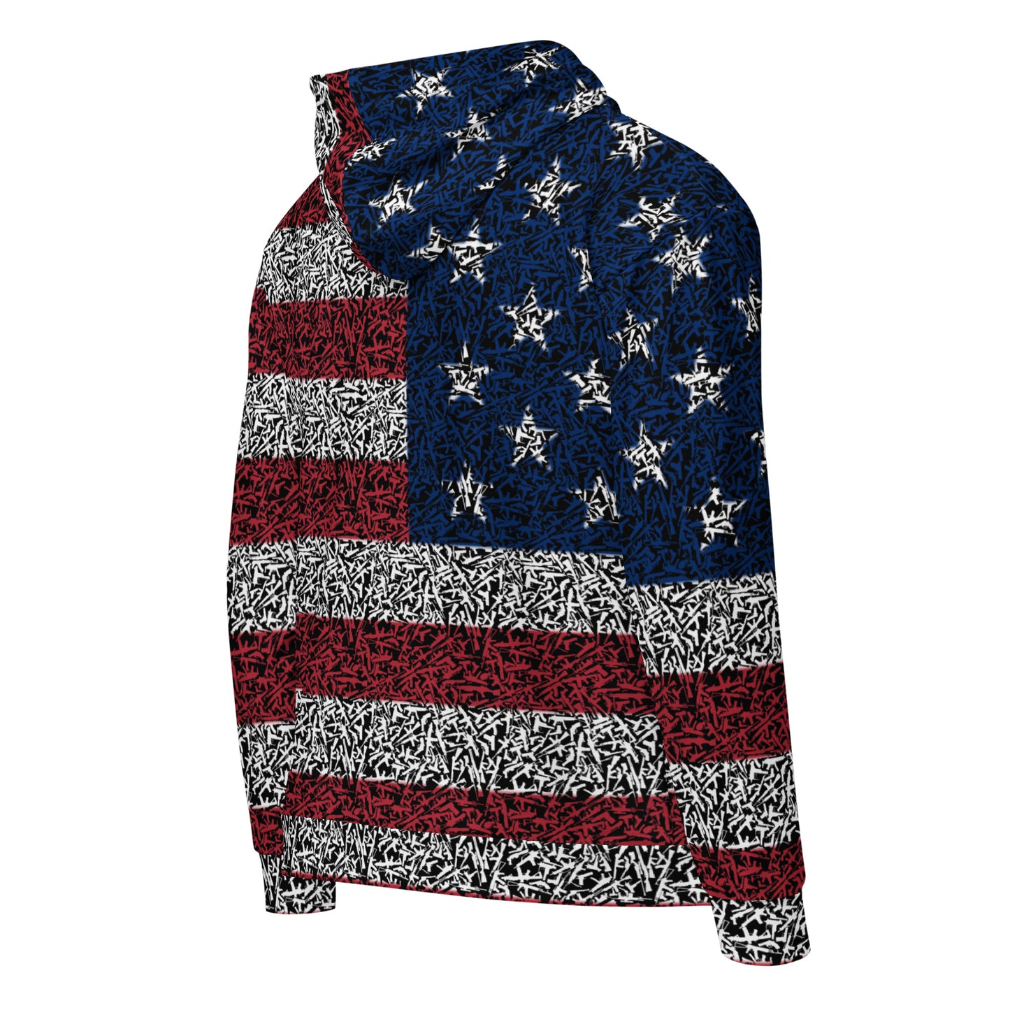 American GUGflag Unisex zip hoodie