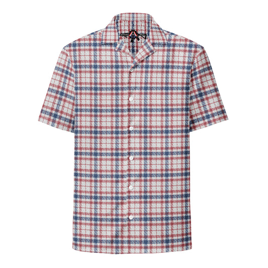 TRUMP 2024 MAKE AMERICA GREAT AGAIN Plaid button shirt