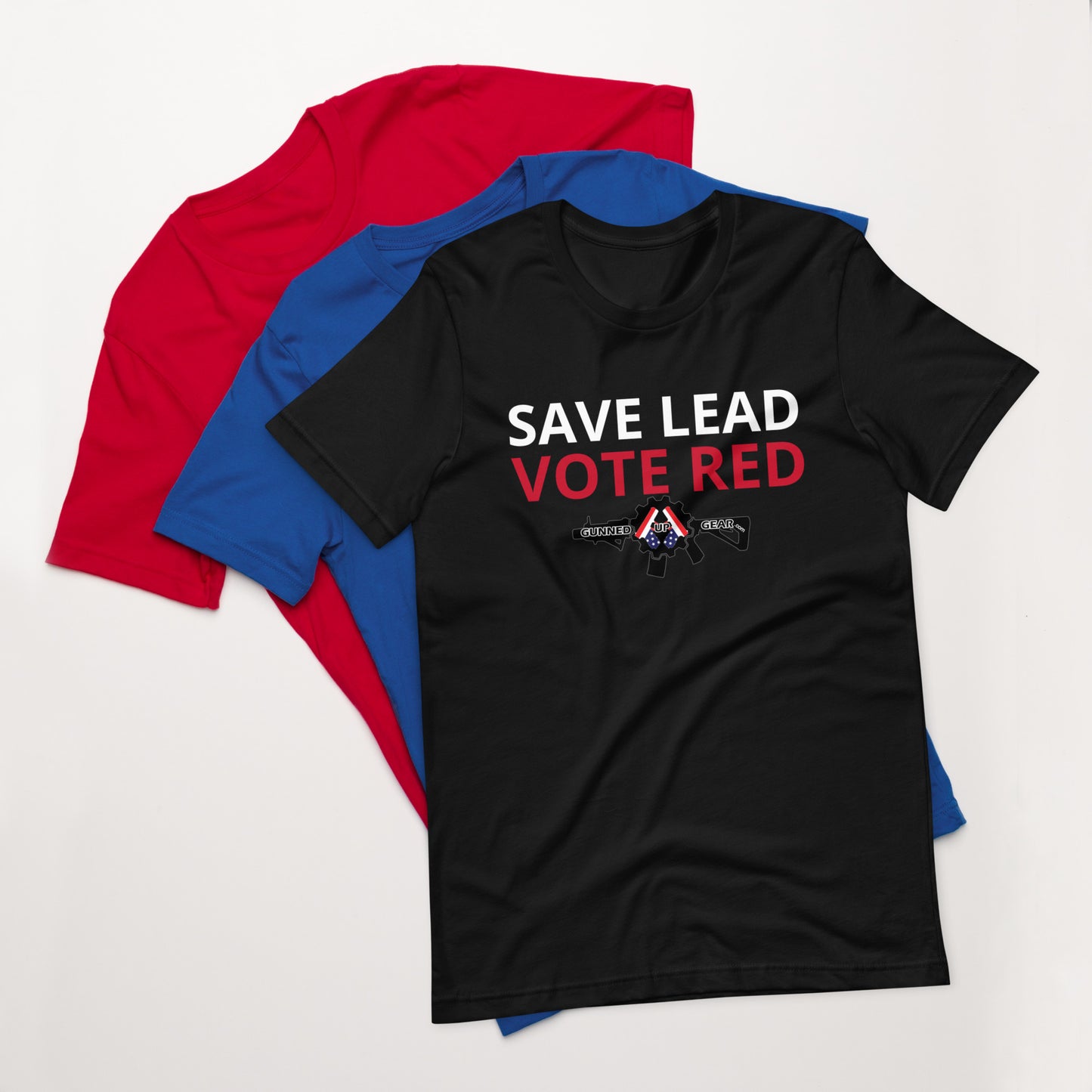 SAVE LEAD VOTE RED Unisex t-shirt XS-Lg