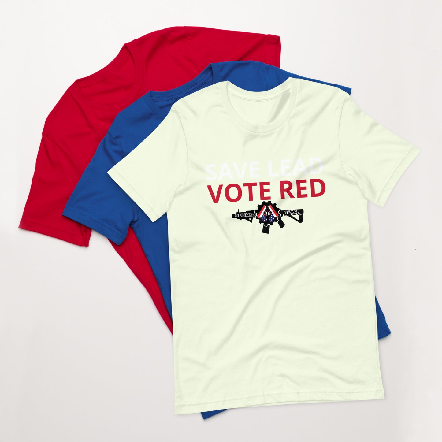 SAVE LEAD VOTE RED Unisex t-shirt XS-Lg