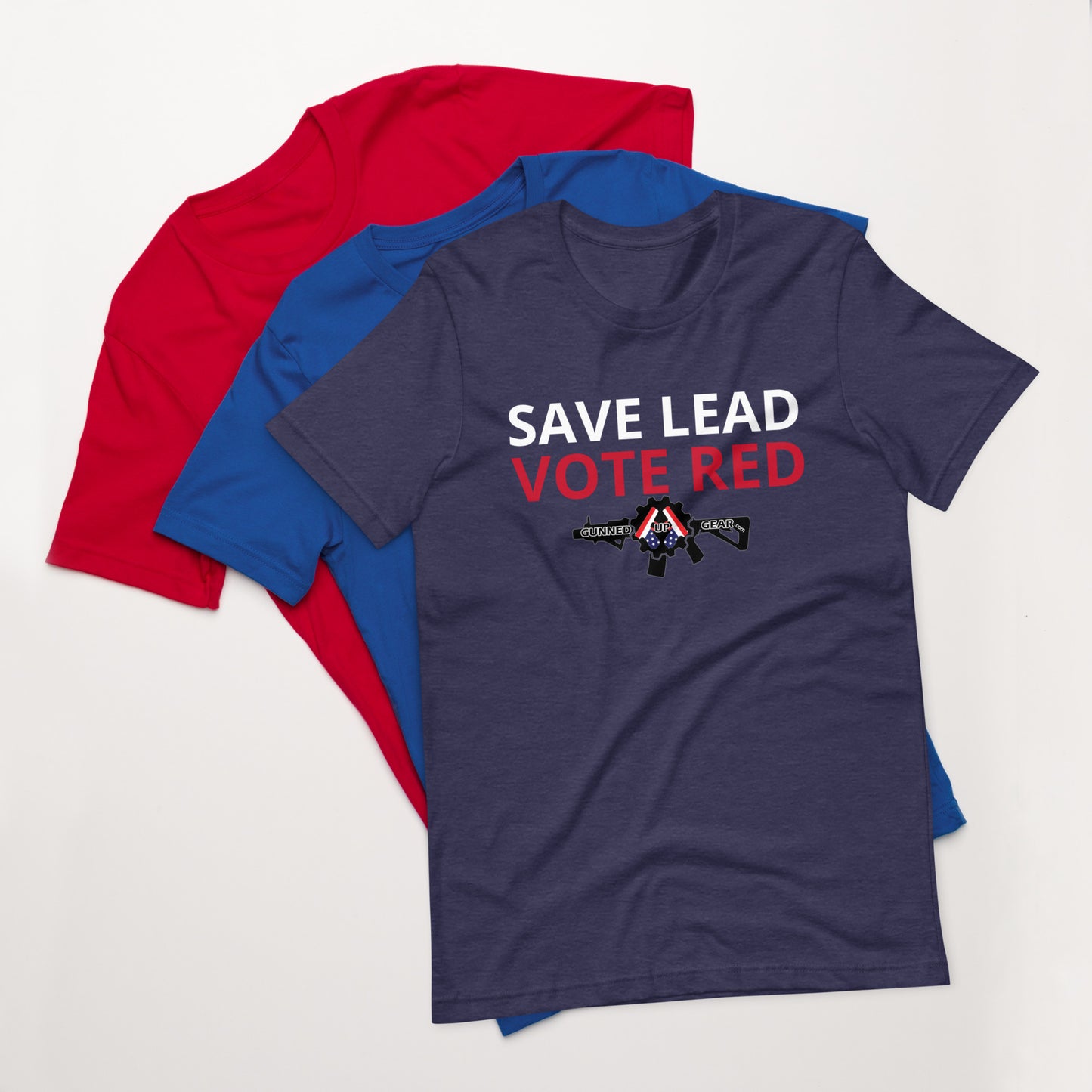 SAVE LEAD VOTE RED Unisex t-shirt XL-5XL