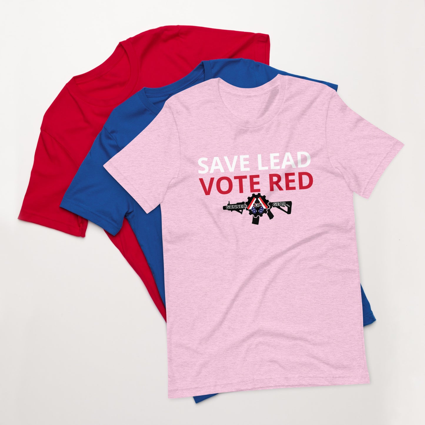 SAVE LEAD VOTE RED Unisex t-shirt XL-5XL