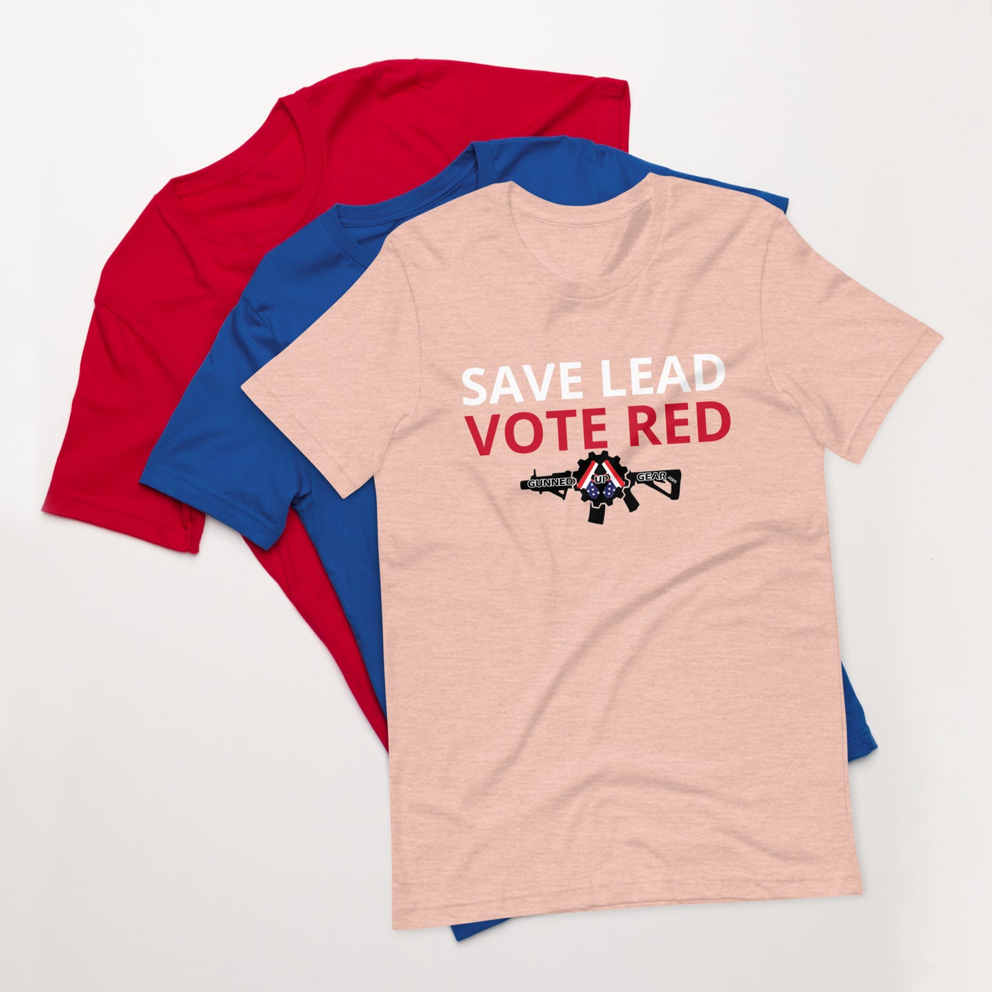 SAVE LEAD VOTE RED Unisex t-shirt XS-Lg