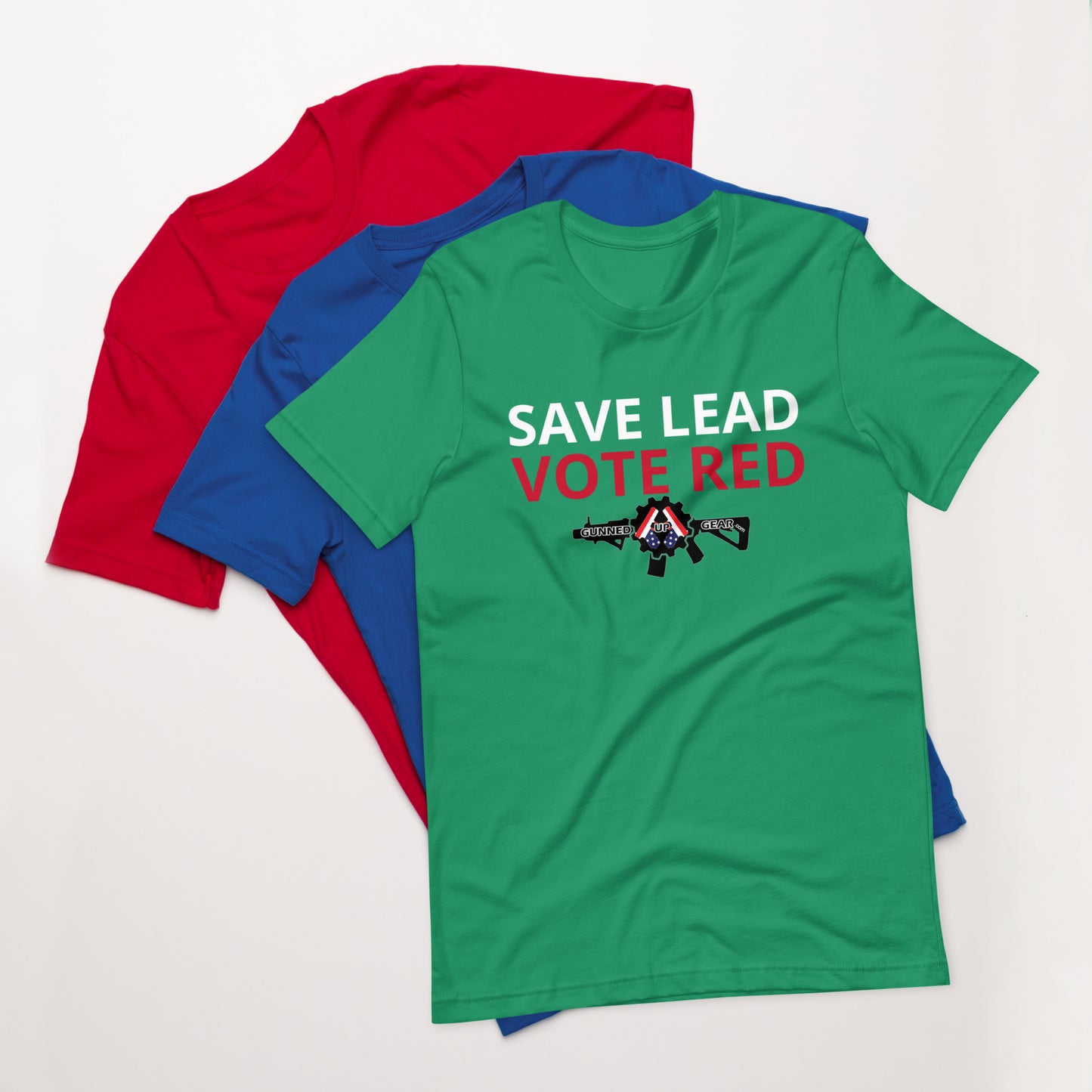 SAVE LEAD VOTE RED Unisex t-shirt XS-Lg