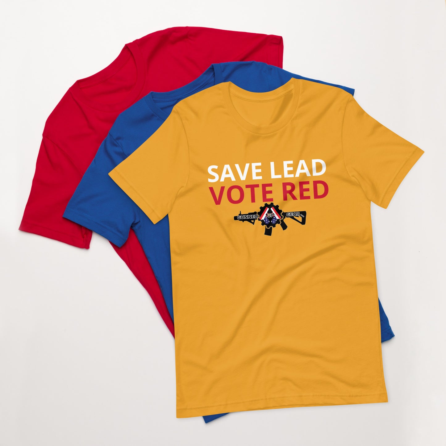 SAVE LEAD VOTE RED Unisex t-shirt XS-Lg