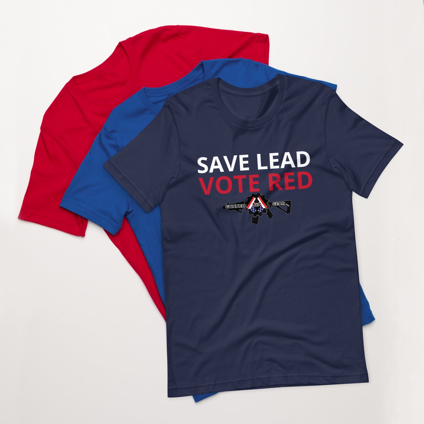 SAVE LEAD VOTE RED Unisex t-shirt XS-Lg