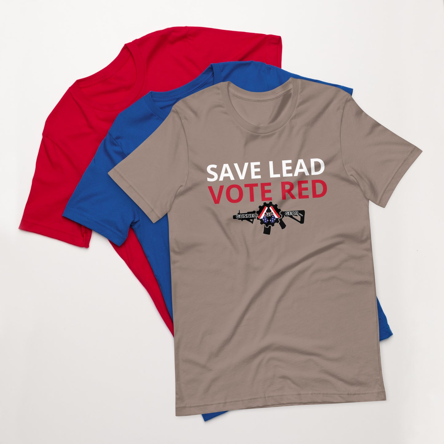 SAVE LEAD VOTE RED Unisex t-shirt XS-Lg