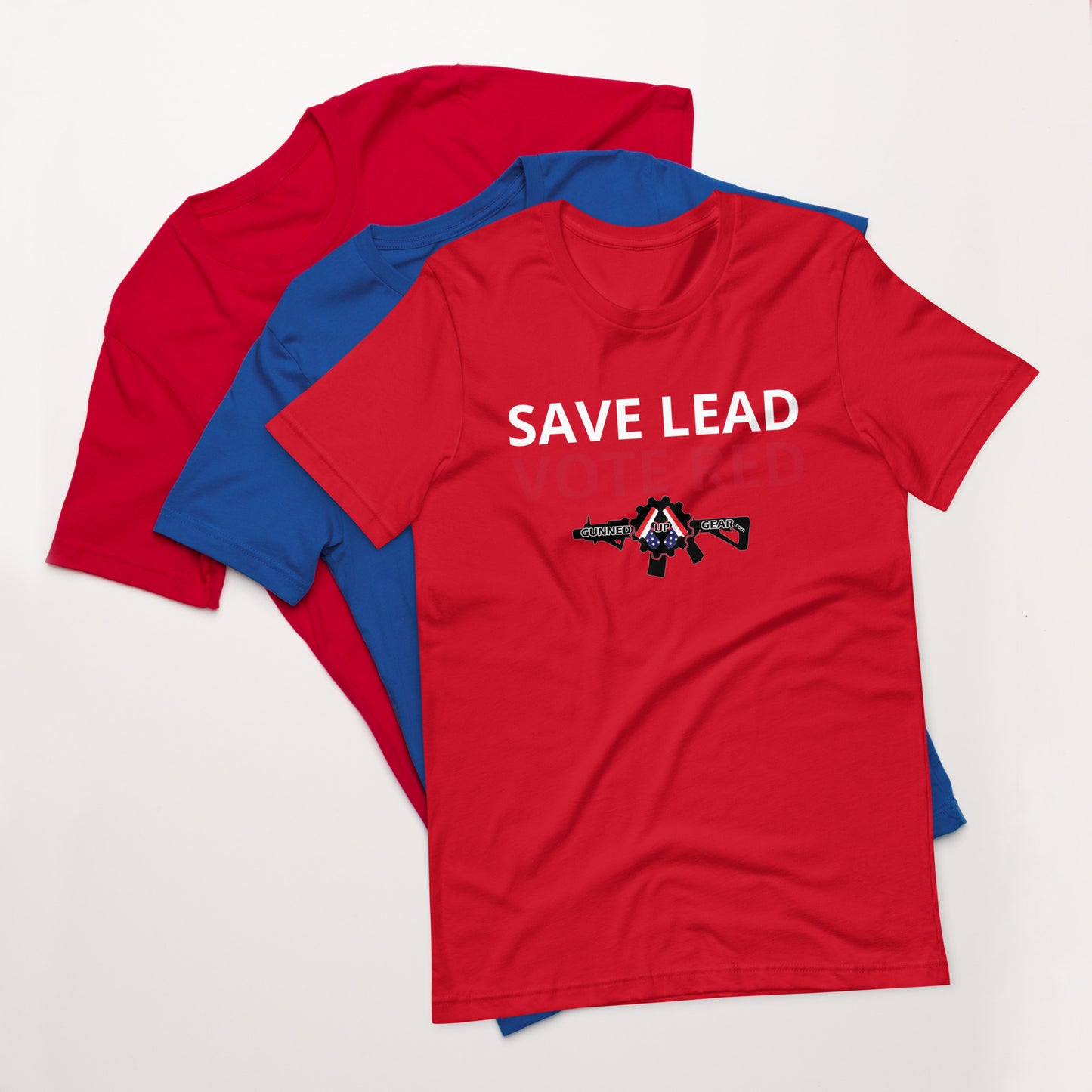 SAVE LEAD VOTE RED Unisex t-shirt XS-Lg