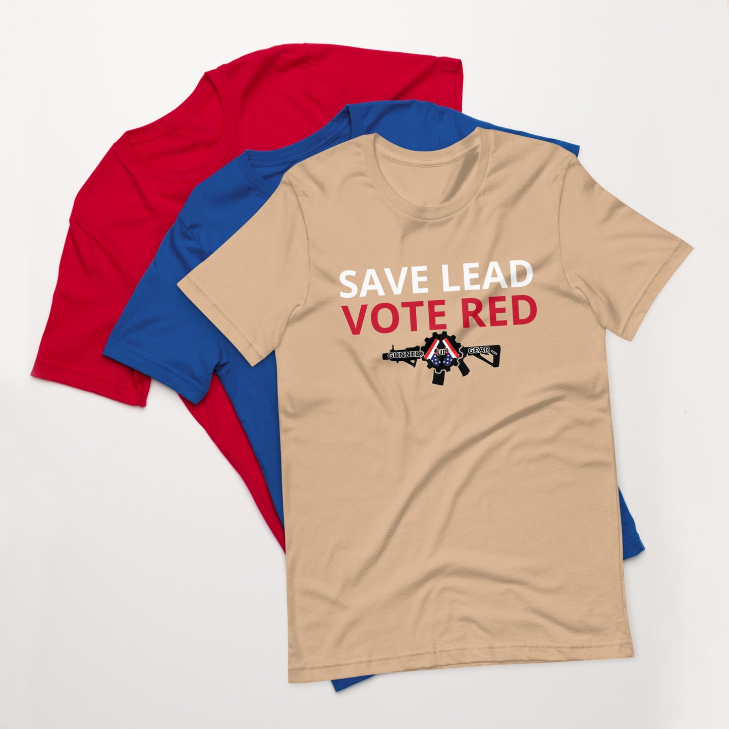 SAVE LEAD VOTE RED Unisex t-shirt XS-Lg