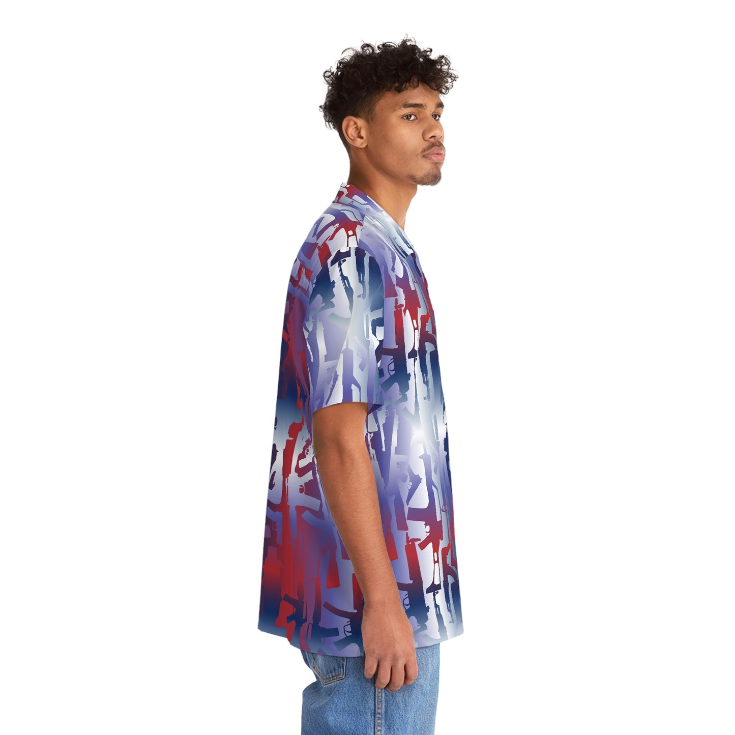 American Gunrise Men's Hawaiian Shirt