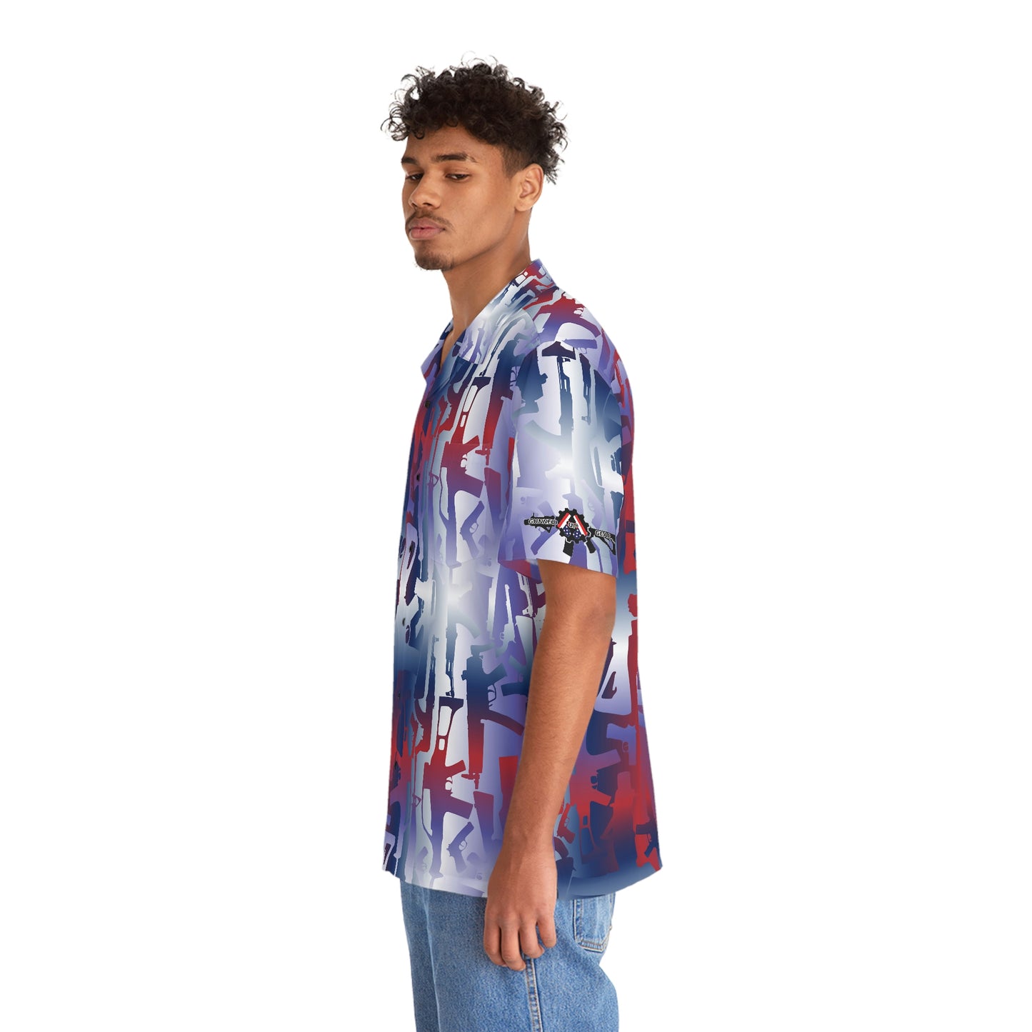 American Gunrise Men's Hawaiian Shirt